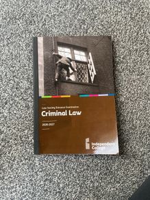 Independent College FE Criminal Law Manual 2027