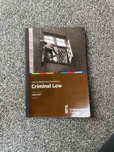 Independent College FE Criminal Law Manual 2027