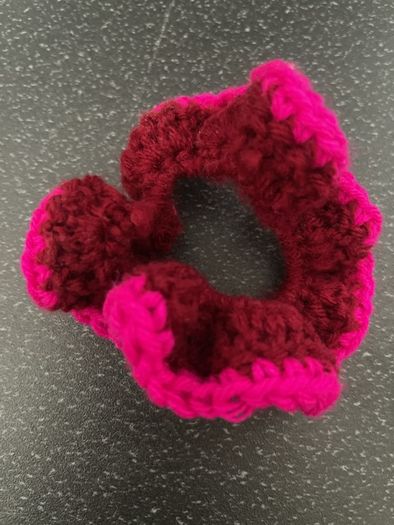 crocheted scrunchies