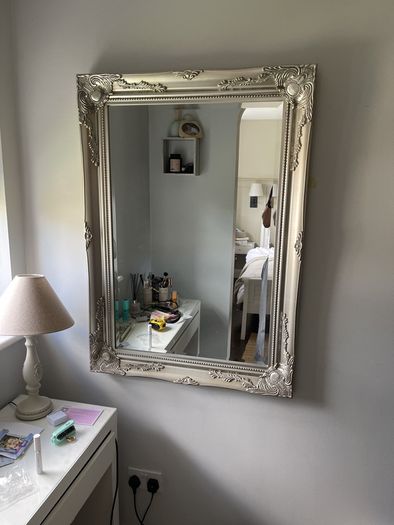 Large Silver Mirror