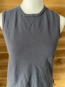 womens top sleeveless Ralp Lauren denim blue size S