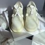 Authentic Dior-ID Low Top Sneakers White Leather with Transparent Rubber Toe Cap Image 3