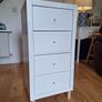 White four drawer locker Image 5