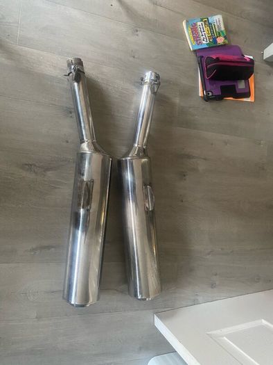 Original Honda, CBR 1100 blackbird exhaust x2