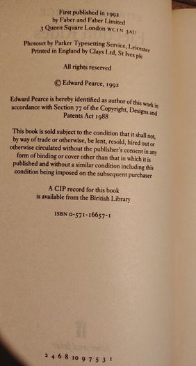Edward Pearce - Election Rides- 1992