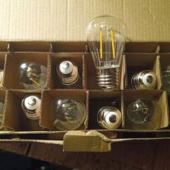 Twelve e27 edison large screw LED Light Bulbs Bulbs for Festoon Lights