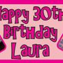 30th Birthday party Banner personalised with photos Image 8