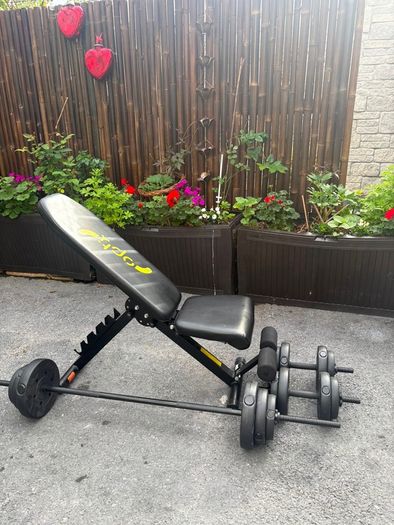 Adjustable Weight Bench Set
