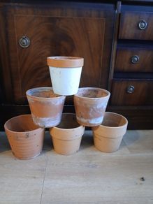 Terracotta ceramic Plants Pot set of 12