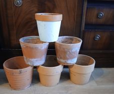 Terracotta ceramic Plants Pot set of 12