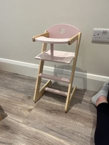 Baby twin bed and high chair