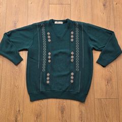 Carraig Donn Men's V-Neck Jumper Size Medium