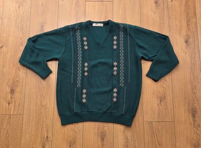 Carraig Donn Men's V-Neck Jumper Size Medium