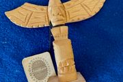 Hand-Carved Totem Pole