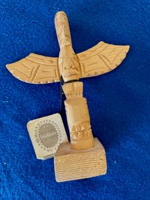 Hand-Carved Squamish Nation Totem Pole from Canada