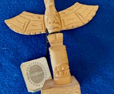 Hand-Carved Squamish Nation Totem Pole from Canada