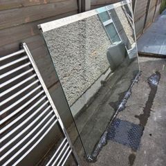 Tempered shower glass 1950mm x 1200mm. 10mm thickness
