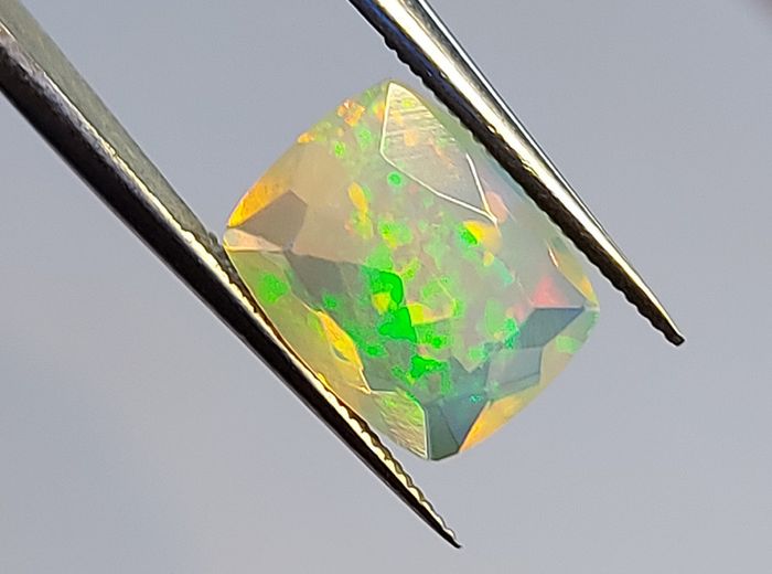 Faceted Ethiopian opal 1.89 ct