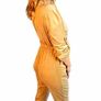 Surplice neck velvet wide leg jumpsuit Image 2