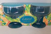new 2 vintage sundae/ice cream glasses