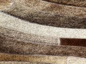 Rug Genuine Hair-on Leather Patchwork 160x230 cm Grey/Silver
