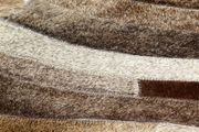 Rug Genuine Hair-on Leather Patchwork 160x230 cm Grey/Silver