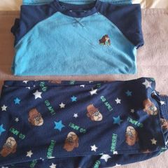 boys fleece pyjamas 12-13 years