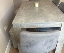 6 person table and chairs