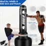 Boxing Bag Set 180cm Free Standing Punch Bag with Boxing Gloves and Electric Air Pump, Women Men Stand Kickboxing Bags for Training MMA Muay Thai Fitness Beginners Image 2