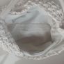 Vintage White Textile Summer/Holiday/Beach Shoulder Bag. Image 3