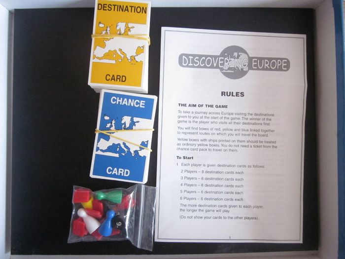 Discovering Europe Board Game