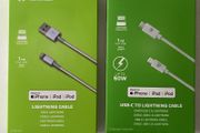 Lightning Cable | USB A/ USB C to Lightning
