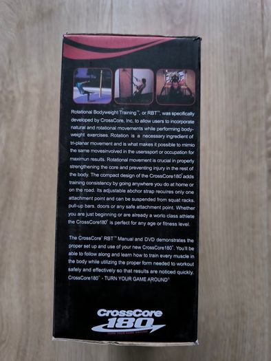 Brand New CrossCore Sling Trainer Bodyweight Fitness Resistance Straps Trainer DVD and Exercise Guide Book bodyweight training system