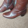 Tall Leather Boots size 39 (6) Image 3