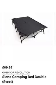 double camping bed
