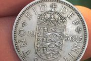 1956 One Shilling Elizabeth II