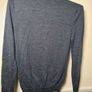 mens KRONSTADT 100% extra fine merino wool jumper Size Small navy Image 5