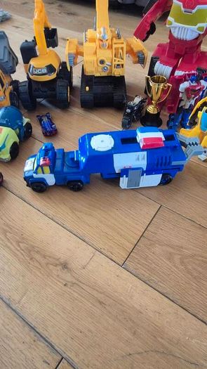 Large Toy Bundle, Transformers rescue bots, JCB Construction Vehicles & Cars
