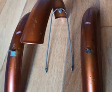 Vintage Kids Bike Front Mudguards x3