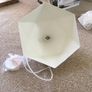Modern geometric white Metal pendant light Image 3