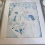 Frames Large Print White And Blue. Image 10
