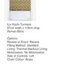 Roman Blind by blinds direct iLiv kochi turmeric fabric 97cm wide x 119cm drop Image 7