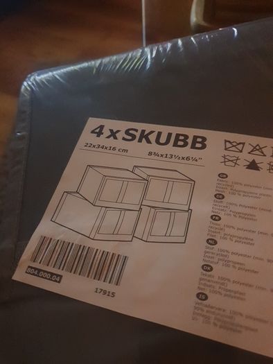 4x skubb ikea storage boxes