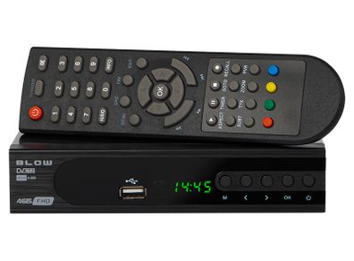 New Tuner TV Decoder Receiver DVB-T2 DVB-T HDMI SCART USB Remote Control #1038
