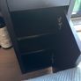 Modern Black Desk / Storage Unit with Shelving Image 2