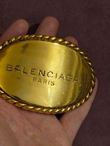 Balenciaga Brass Hair Clip