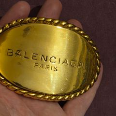 Balenciaga Brass Hair Clip