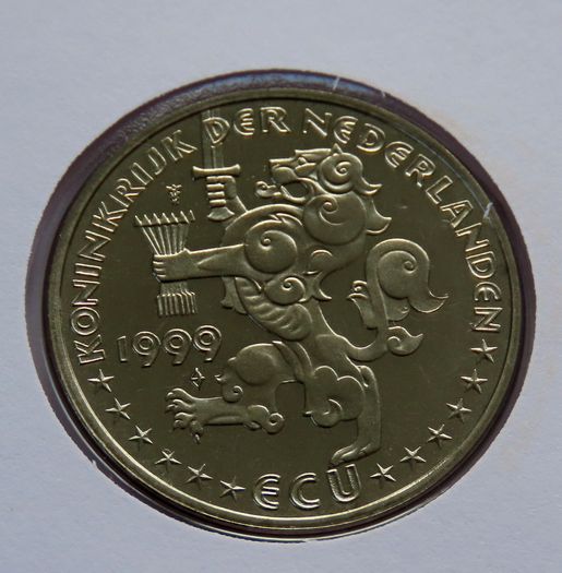 Centenary Lawn Tennis 1999 vintage Dutch ecu coin & stamp cover