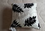 Leaf Jacquered Cushion
