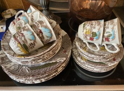 Sunday morning w grindley dinner set free postage